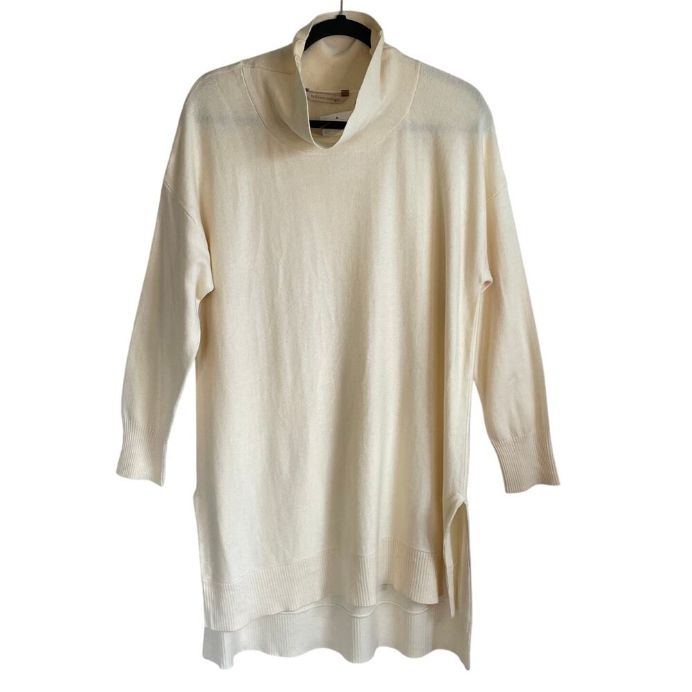 Soft Surroundings NWT Cashmere Wool Blend Metro Turtleneck Tunic Sweater Sz L